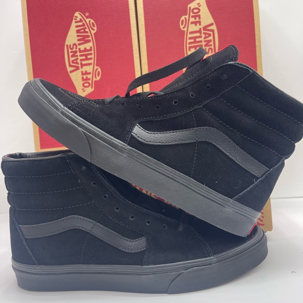 Vans Sk8-Hi 'Black Suede'
 WMNS Black High-Top Sneakers - Picture 6 of 16